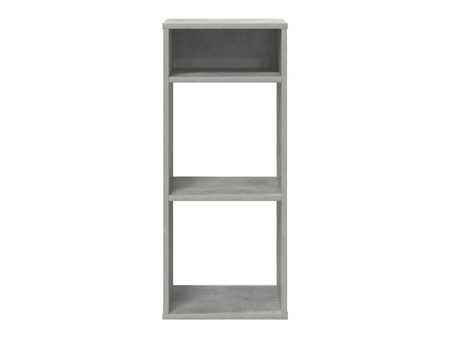 Estantería madera contrachapada gris hormigón 34x31x80 cm