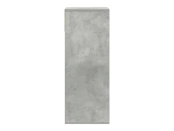 Estantería madera contrachapada gris hormigón 34x31x80 cm