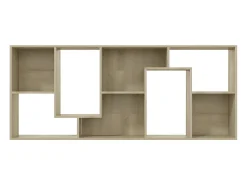 Estantería madera contrachapada color roble Sonoma 67x24x161 cm