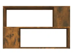 Estantería madera contrachapada color roble ahumado 100x24x63cm