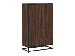 Estantería madera de ingeniería marrón roble 65,5x33x107,5 cm