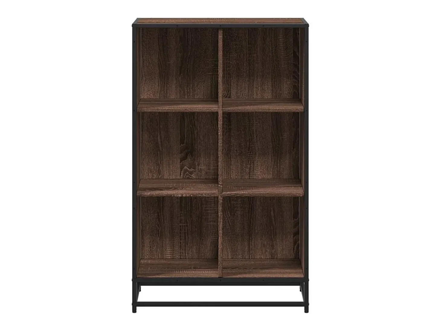 Estantería madera de ingeniería marrón roble 65,5x33x107,5 cm