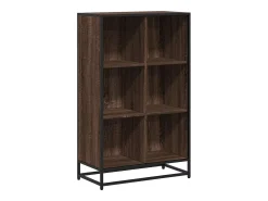 Estantería madera de ingeniería marrón roble 65,5x33x107,5 cm