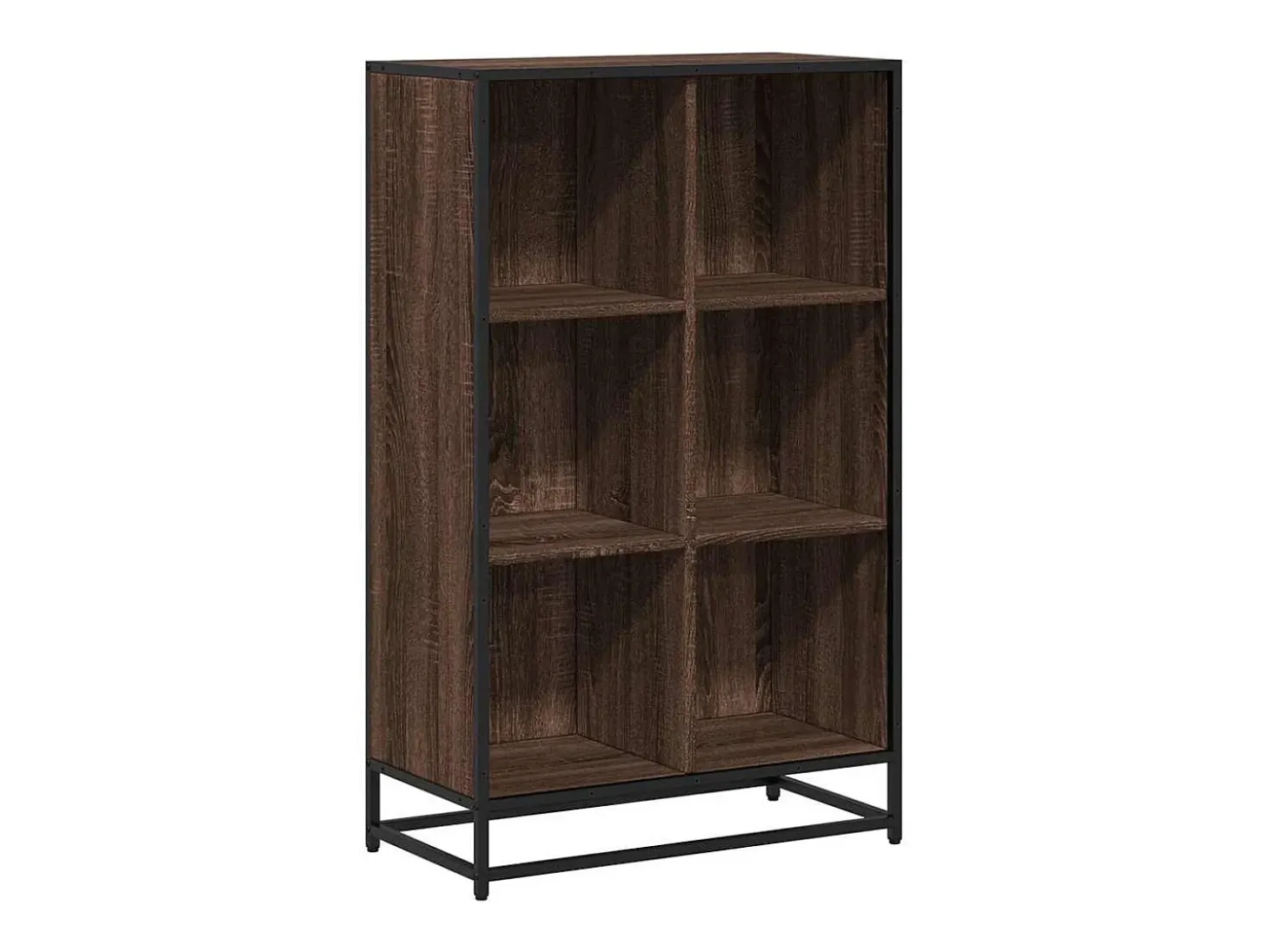 Estantería madera de ingeniería marrón roble 65,5x33x107,5 cm