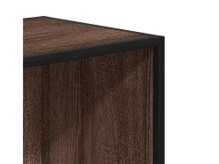 Estantería madera de ingeniería marrón roble 65,5x33x107,5 cm