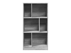 Estantería madera de ingeniería gris Sonoma 57x28,5x107,5 cm