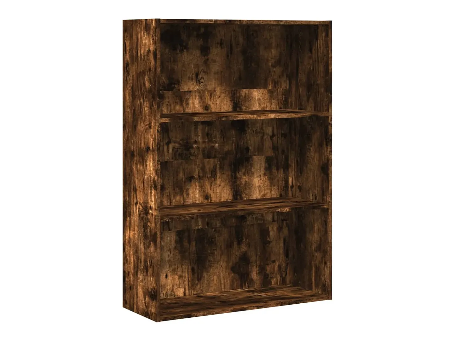 Estantería madera de ingeniería roble ahumado 80x30x114 cm