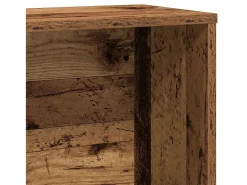 Estantería madera de ingeniería color envejecido 60x24x120 cm