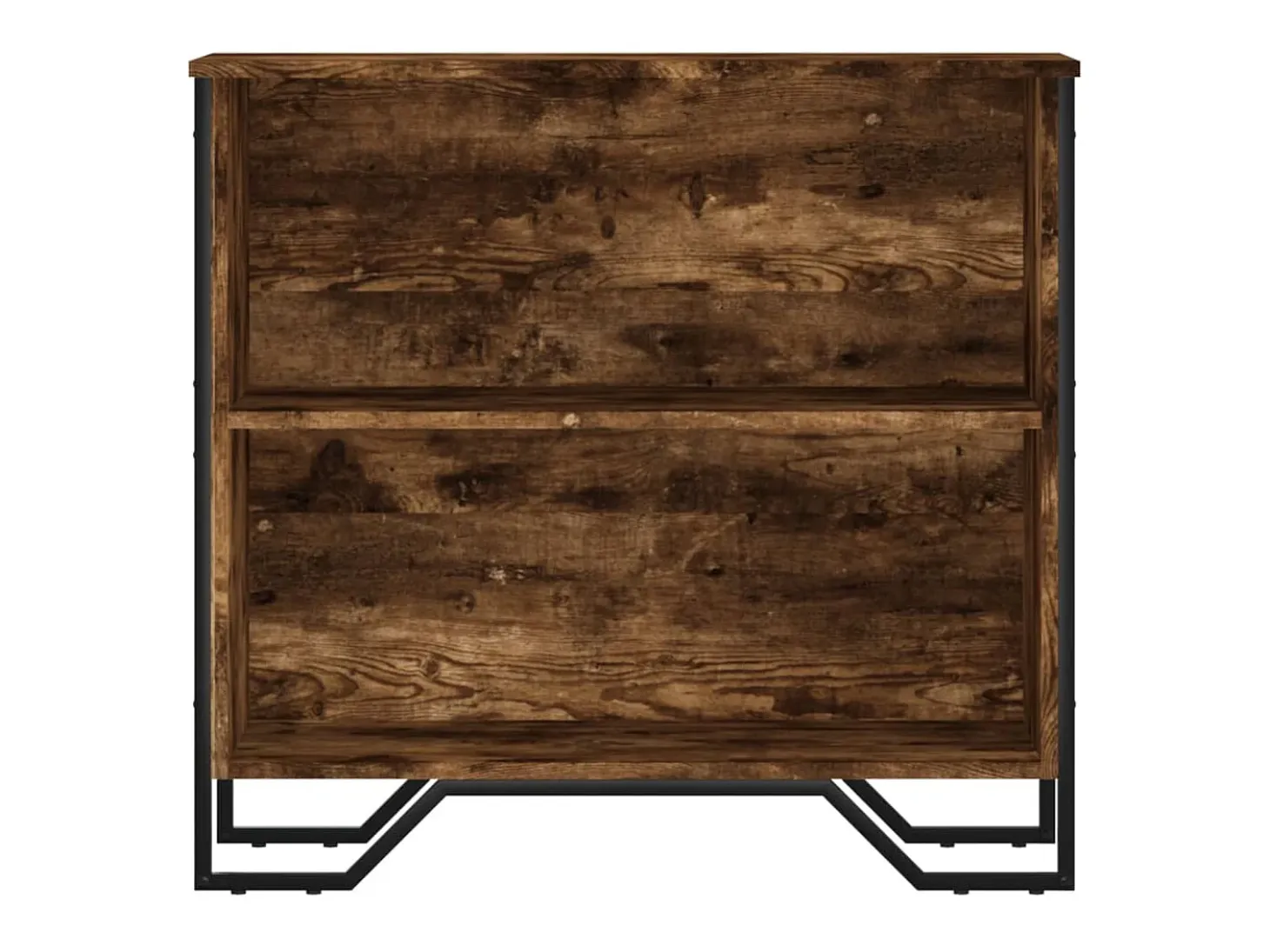 Estantería madera de ingeniería roble ahumado 80x31x74,5 cm