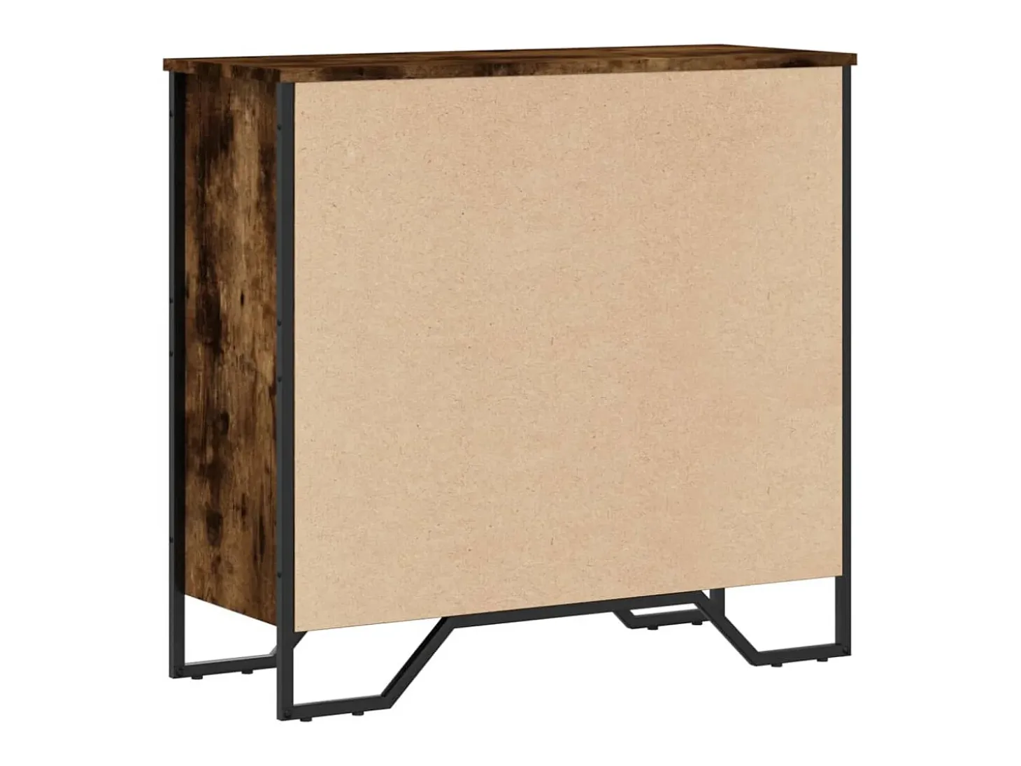 Estantería madera de ingeniería roble ahumado 80x31x74,5 cm