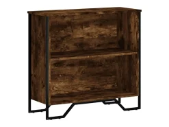 Estantería madera de ingeniería roble ahumado 80x31x74,5 cm
