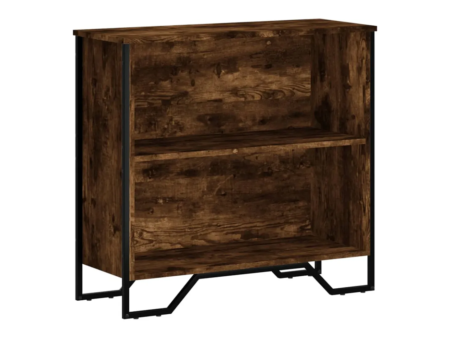 Estantería madera de ingeniería roble ahumado 80x31x74,5 cm