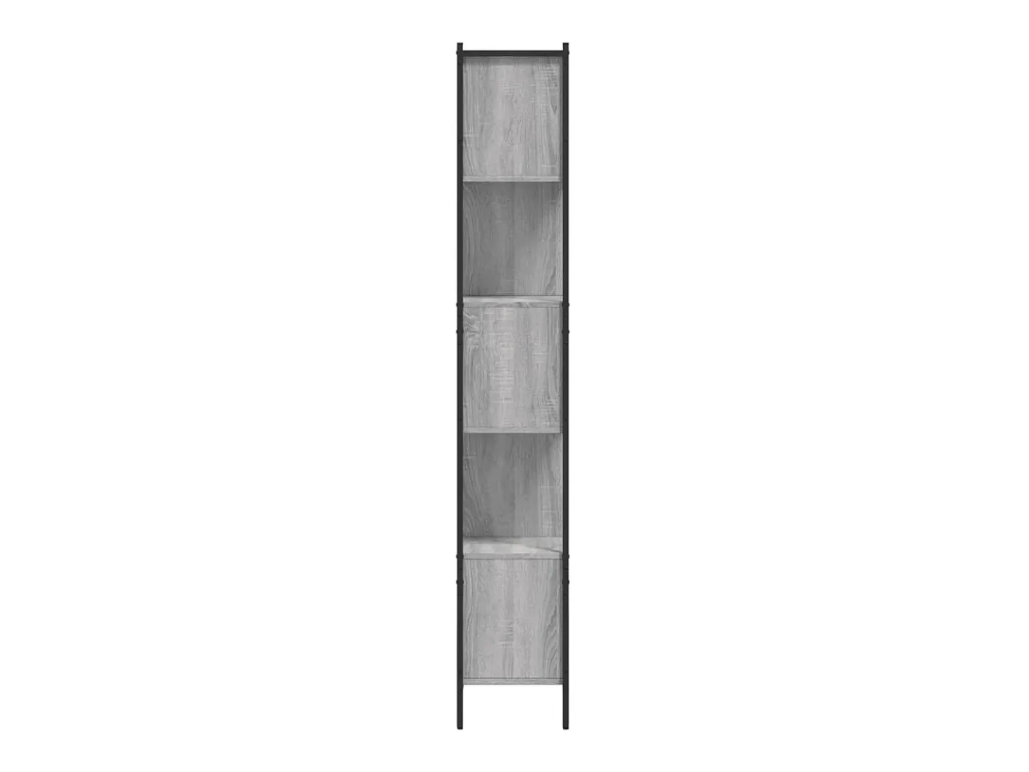 Estantería madera de ingeniería gris Sonoma 102x28x172 cm