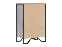 Estantería madera de ingeniería gris Sonoma 50x31x74,5 cm