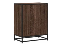 Estantería madera de ingeniería color marrón roble 60x35x76 cm