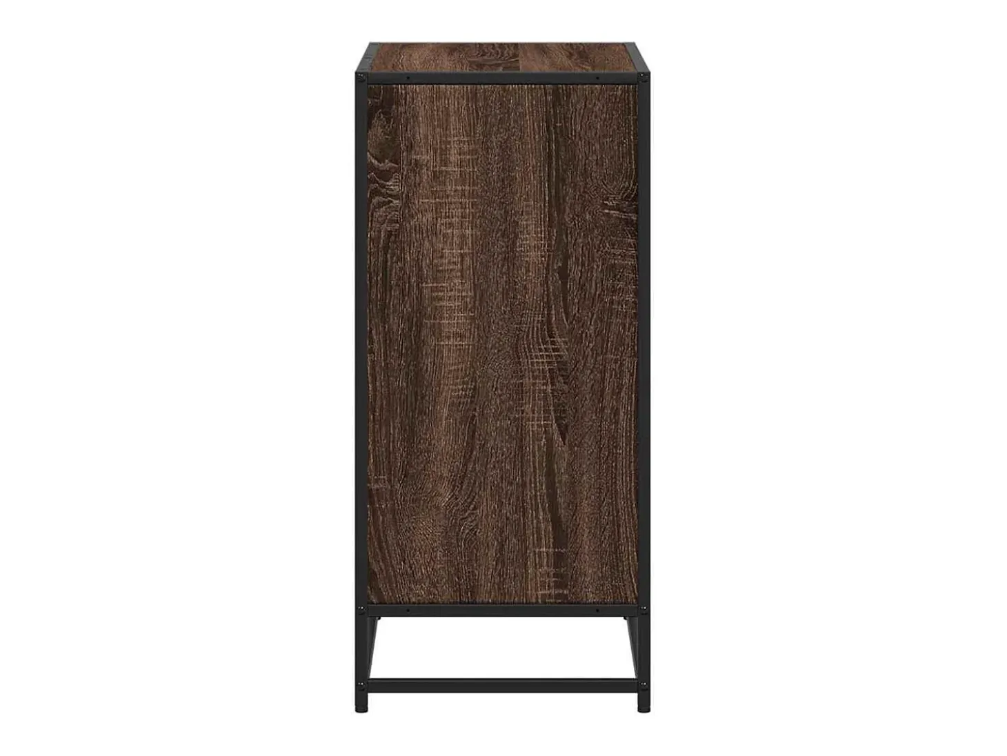 Estantería madera de ingeniería color marrón roble 60x35x76 cm