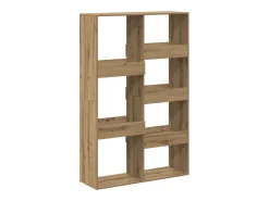 Estantería madera de ingeniería roble artisan 100x33x155,5 cm
