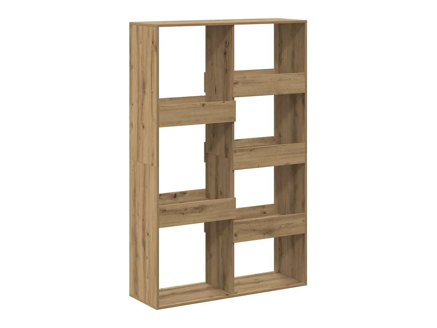 Estantería madera de ingeniería roble artisan 100x33x155,5 cm