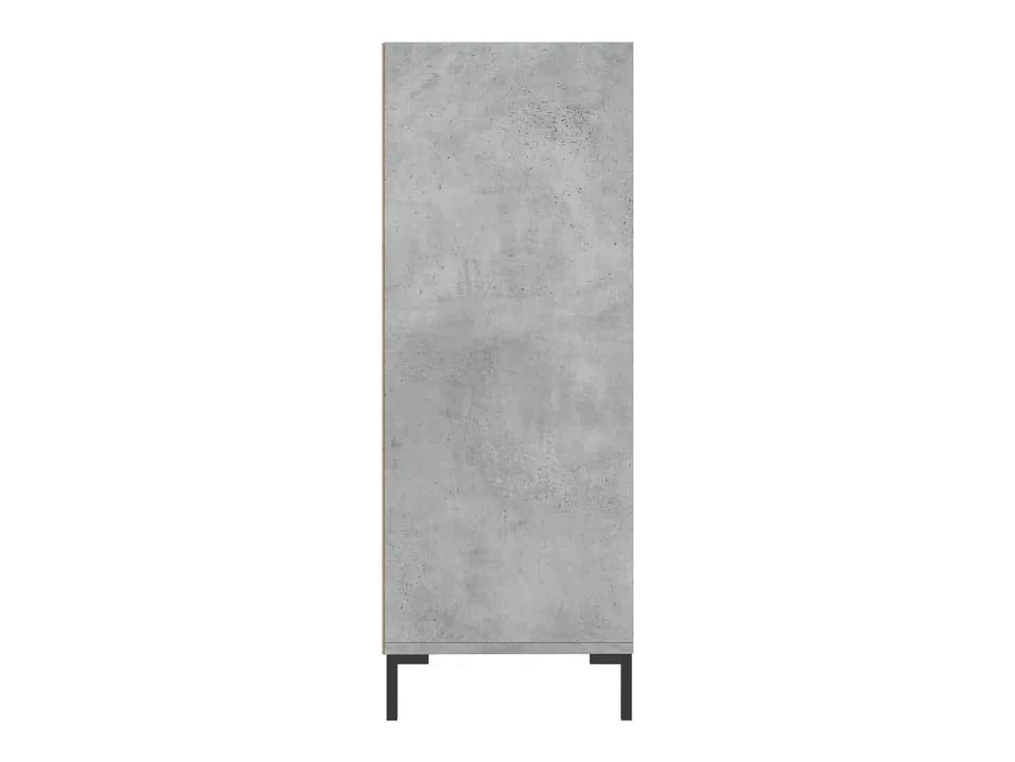 Estantería madera de ingeniería gris hormigón 69,5x32,5x90 cm