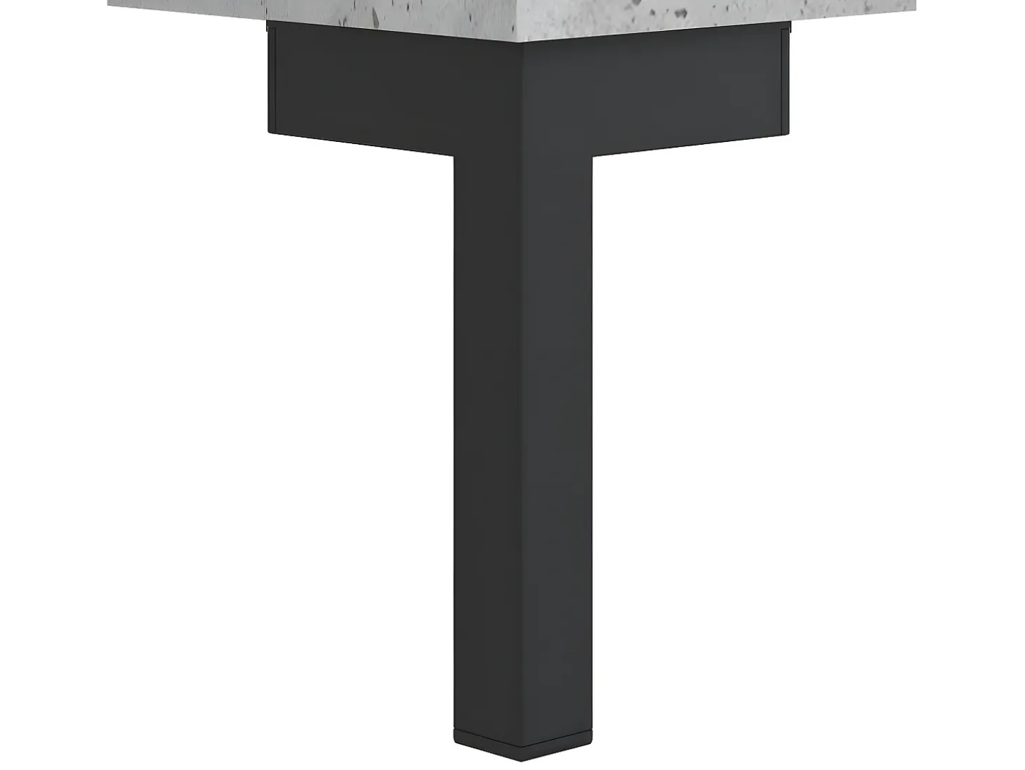 Estantería madera de ingeniería gris hormigón 69,5x32,5x90 cm