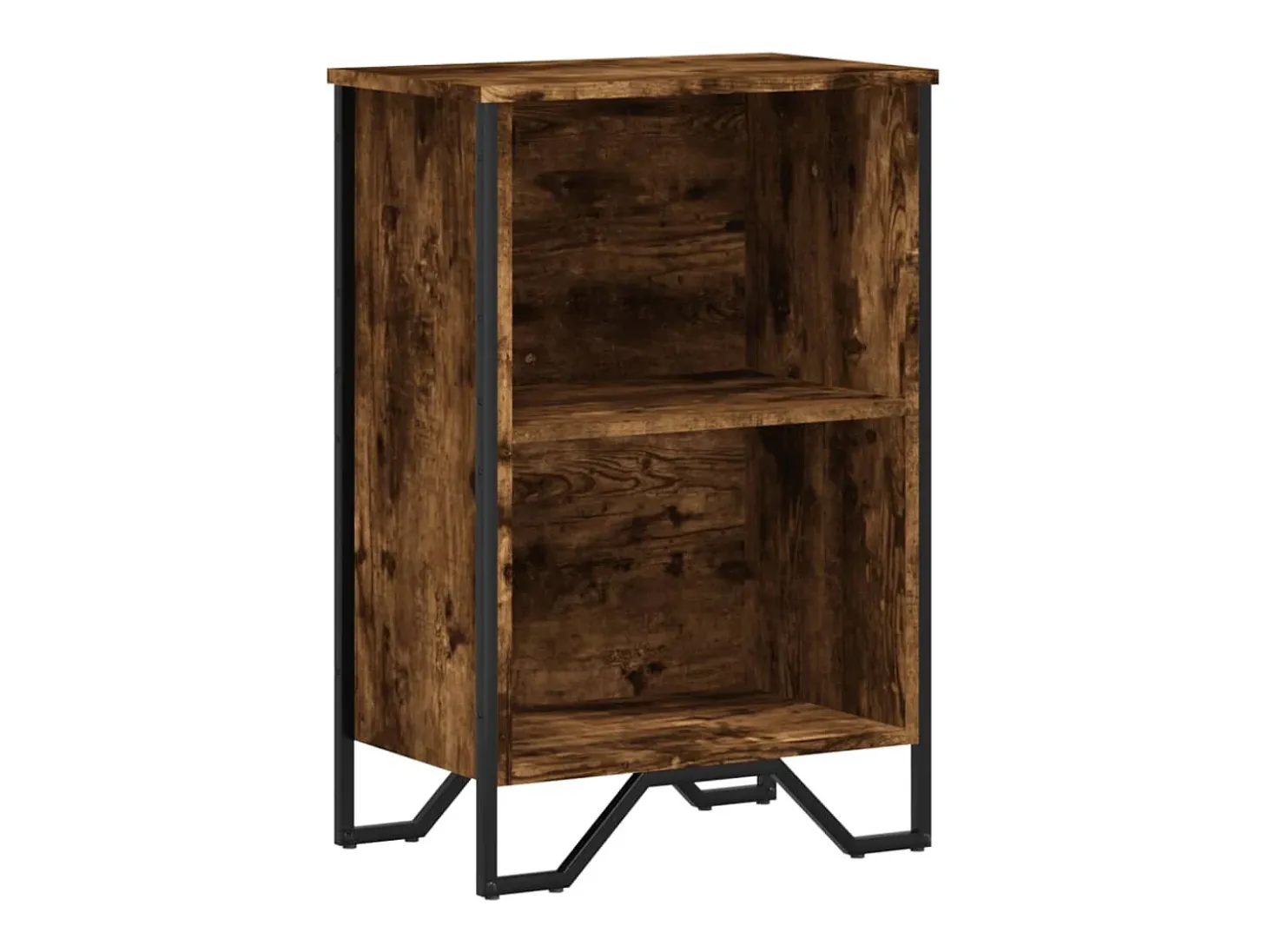 Estantería madera de ingeniería roble ahumado 50x31x74,5 cm