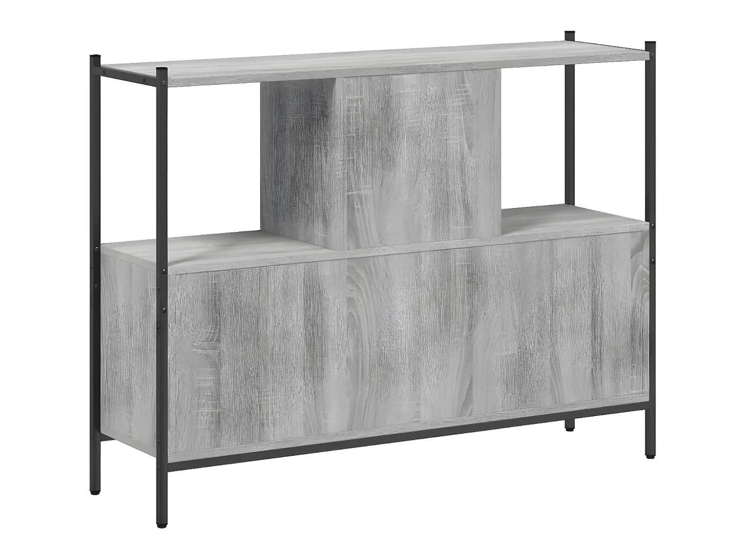 Estantería madera de ingeniería gris Sonoma 102x28x77,5 cm