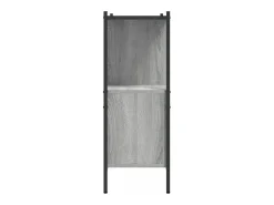 Estantería madera de ingeniería gris Sonoma 102x28x77,5 cm