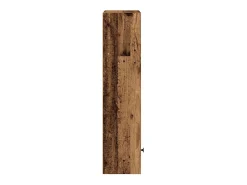 Estantería madera de ingeniería color envejecido 31x24x102 cm