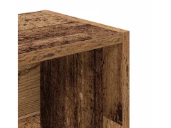 Estantería madera de ingeniería color envejecido 31x24x102 cm