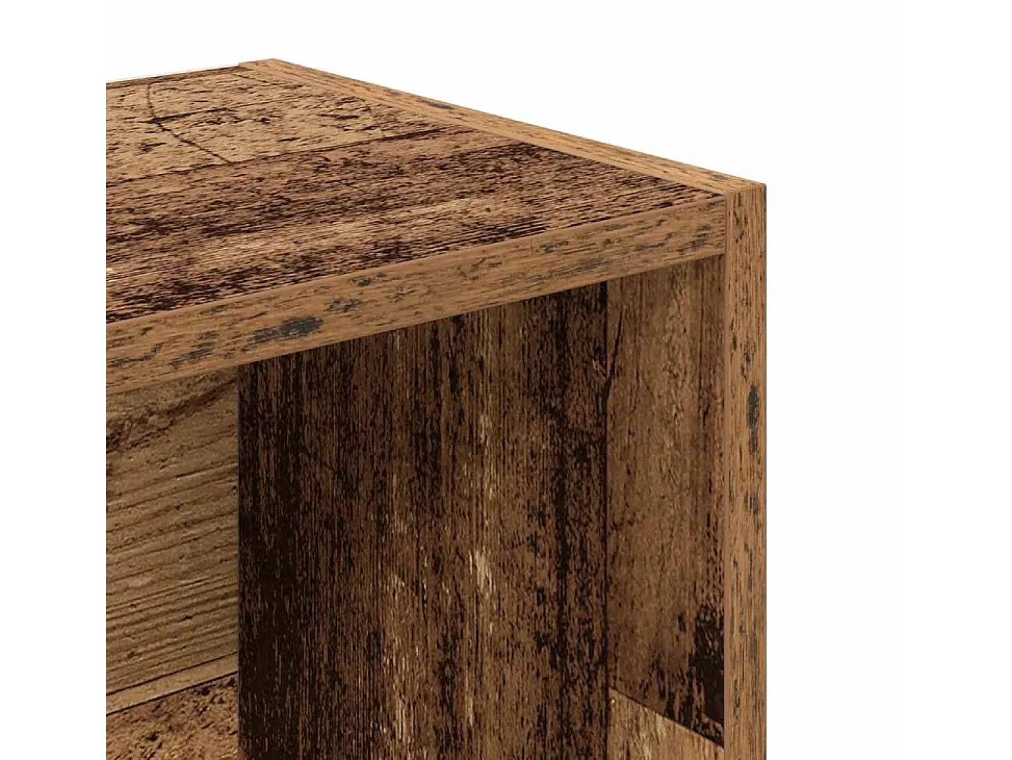 Estantería madera de ingeniería color envejecido 31x24x102 cm