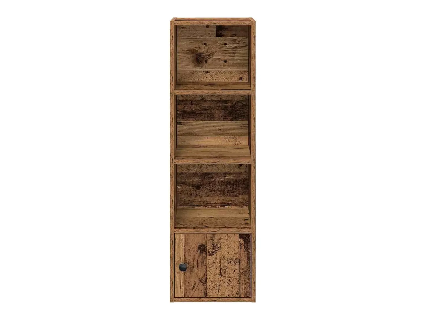 Estantería madera de ingeniería color envejecido 31x24x102 cm
