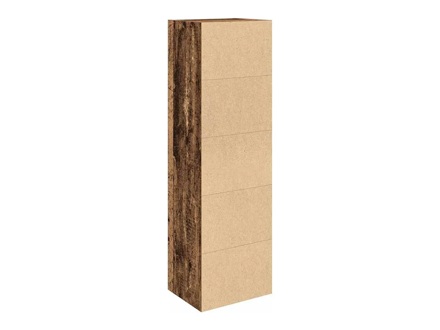 Estantería madera de ingeniería color envejecido 31x24x102 cm