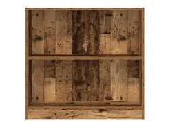Estantería madera de ingeniería color envejecido 80x24x76 cm
