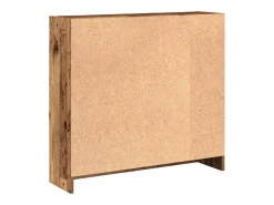 Estantería madera de ingeniería color envejecido 80x24x76 cm