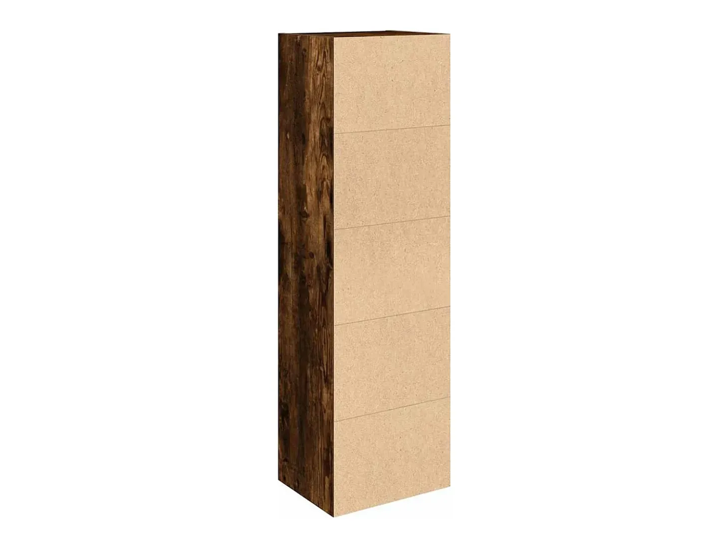Estantería madera de ingeniería roble ahumado 31x24x102 cm