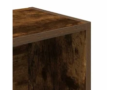 Estantería madera de ingeniería roble ahumado 31x24x102 cm