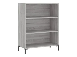 Estantería madera de ingeniería gris Sonoma 69,5x32,5x90 cm