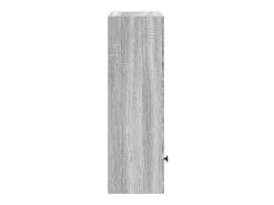 Estantería madera de ingeniería gris sonoma 31x24x77 cm
