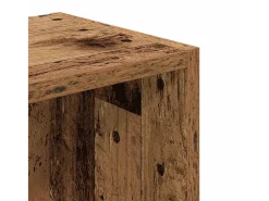 Estantería madera de ingeniería color envejecido 31x24x77 cm