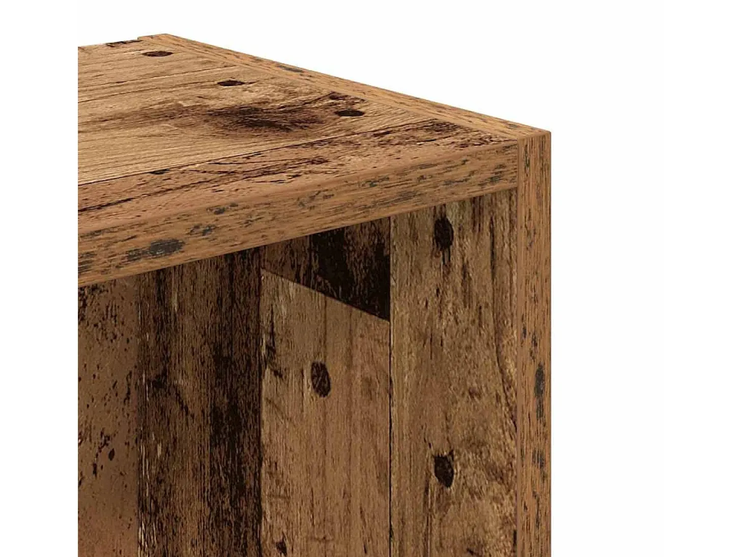 Estantería madera de ingeniería color envejecido 31x24x77 cm