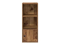 Estantería madera de ingeniería color envejecido 31x24x77 cm