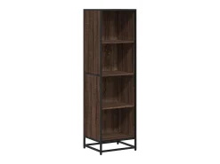 Estantería madera de ingeniería color marrón roble 40x35x139 cm