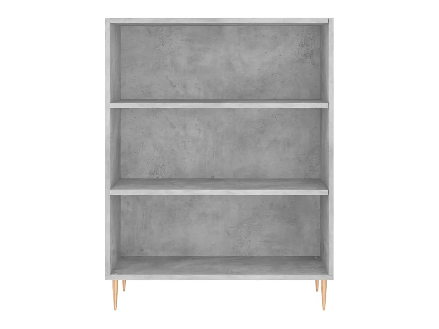 Estantería madera de ingeniería gris hormigón 69,5x32,5x90 cm