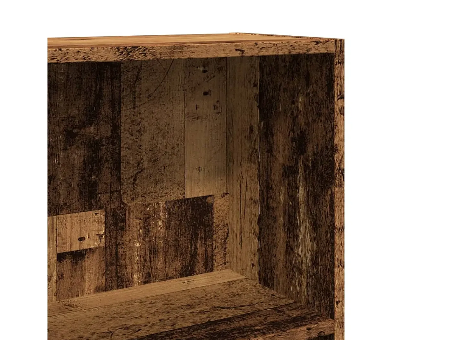 Estantería madera de ingeniería color envejecido 60x24x176 cm