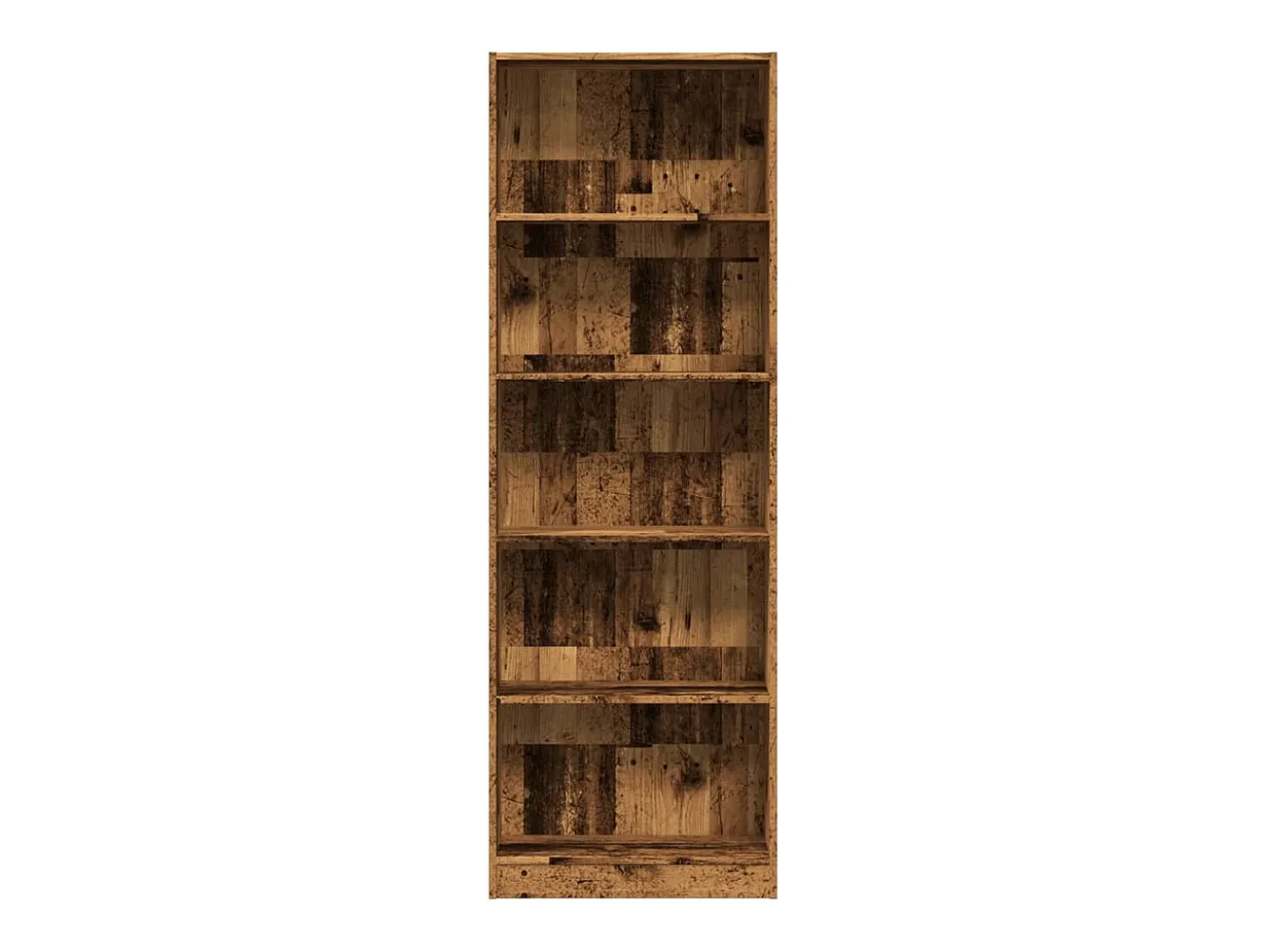 Estantería madera de ingeniería color envejecido 60x24x176 cm