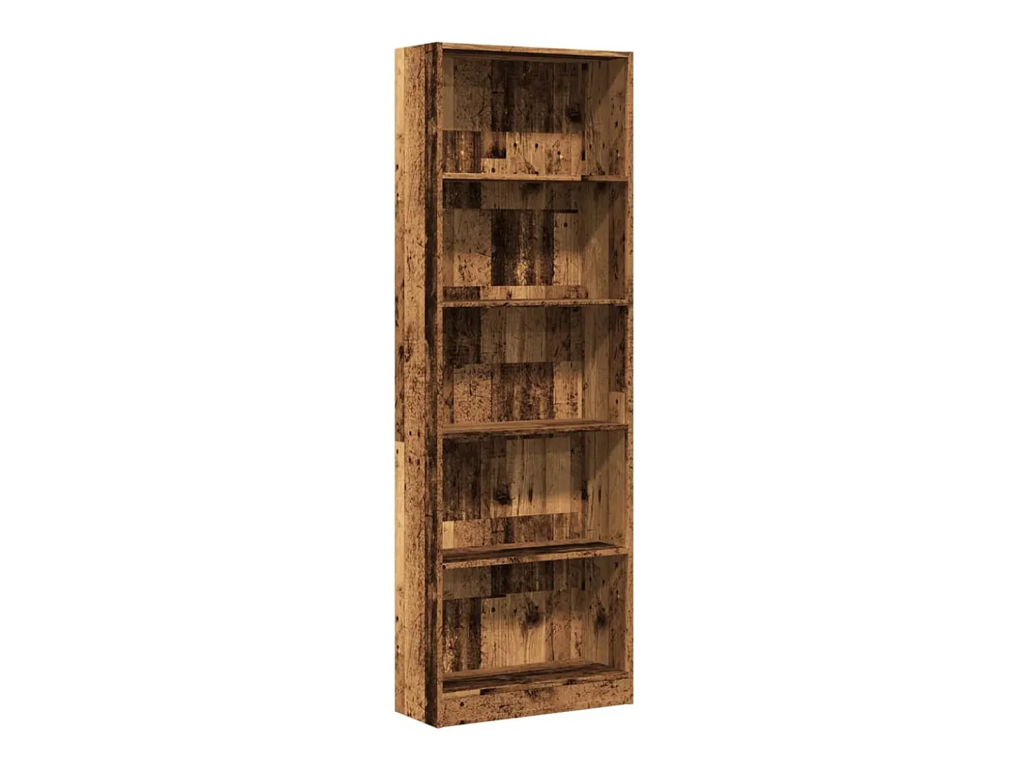 Estantería madera de ingeniería color envejecido 60x24x176 cm
