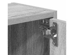 Estantería madera de ingeniería gris sonoma 40x24x102 cm