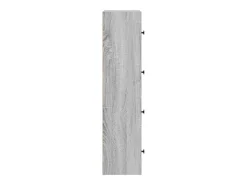 Estantería madera de ingeniería gris sonoma 40x24x102 cm