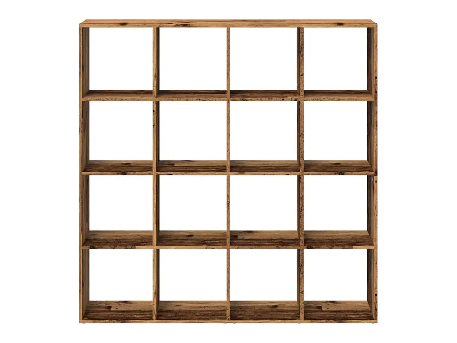 Estantería madera de ingeniería envejecida 137,5x29x137,5 cm