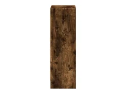 Estantería madera de ingeniería roble ahumado 40x24x76 cm